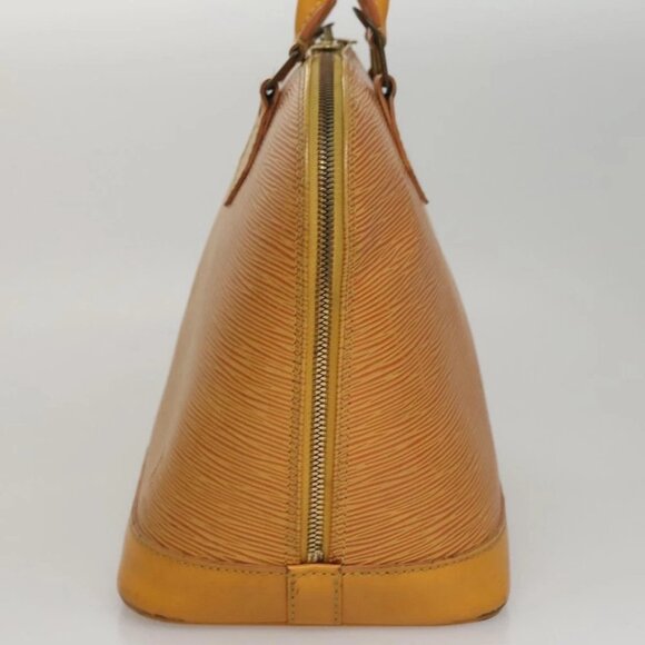 LOUIS VUITTON Epi Alma Hand Bag Yellow LV - Picture 5 of 16